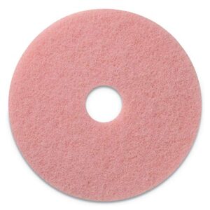 cleanfreak americo 403420 remover burnishing pads, 20-inch diameter, pink, 5/ct