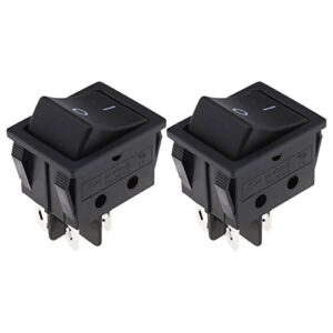 2pcs vacuum cleaner on/off rocker switch 4-pin boat type compatible with henry compatible with hetty compatible with james compatible with charles