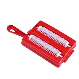 froiny double brush handheld carpet sweeper crumb dirt brush cleaner collector random color, 26.5 x 10.5 x 7.5cm