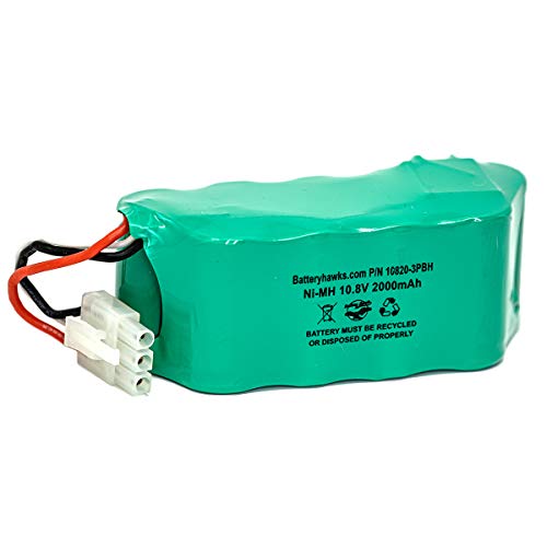 XBT1106N SV1110 SV1106N SV1110N SV11O6N SV116N Shark Battery 10.8v 2000mAh Ni-MH Floor and Carpet Sweeper Replacement