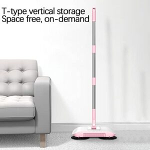 ZZKHGo Hand Push Intelligent Sweeper - 3-in-1Hand Push Sweeper Household Suction Sweeper Cleaning Machine Floor Stall for Hardfloor, Tile, Apartments, Offices