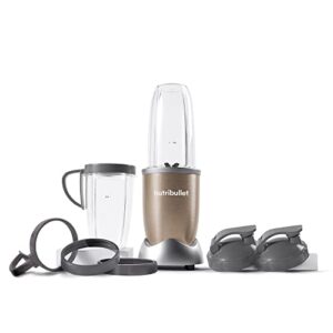 nutribullet pro – 13-piece high-speed blender/mixer system with hardcover recipe book included (900 watts) champagne, standard