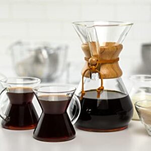 Chemex Pour-Over Glass Coffeemaker - Classic Series - 6-Cup - Exclusive Packaging