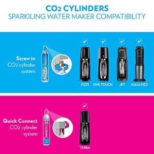 SodaStream Terra Sparkling Water Maker (Black) with CO2, DWS Bottle and Bubly Drop