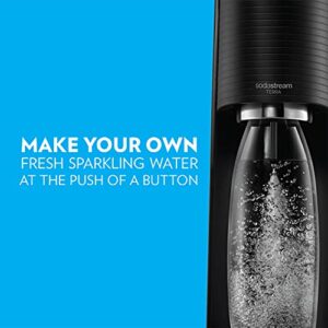 SodaStream Terra Sparkling Water Maker (Black) with CO2, DWS Bottle and Bubly Drop