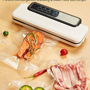 Syntus 8" x 150' Food Vacuum Seal Roll Keeper with Cutter Dispenser, Commercial Grade Vacuum Sealer Bag Rolls, Food Vac Bags, Ideal for Storage, Meal Prep and Sous Vide