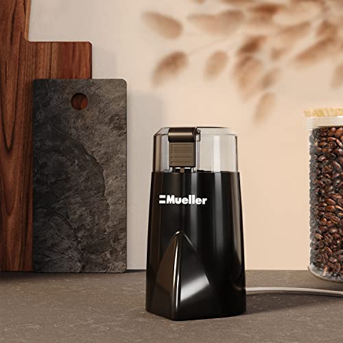 Mueller HyperGrind Precision Electric Spice/Coffee Grinder Mill with Large Grinding Capacity and Powerful Motor also for Spices, Herbs, Nuts, Grains, Black