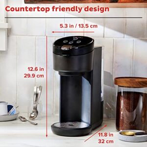 Instant Solo Single Serve Coffee Maker, From the Makers of Instant Pot, K-Cup Pod Compatible Coffee Brewer, Includes Reusable Coffee Pod & Bold Setting, Brew 8 to 12oz., 40oz. Water Reservoir, Black