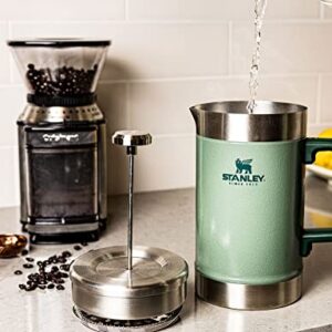 Stanley 10-02888-007 The Stay-Hot French Press Hammertone Green 48OZ / 1.4L