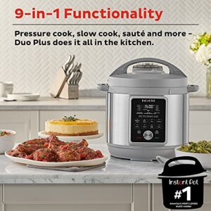 Instant Pot Duo Plus, 8-Quart Whisper Quiet 9-in-1 Electric Pressure Cooker, Slow Cooker, Rice Cooker, Steamer, Sauté, Yogurt Maker, Warmer & Sterilizer, App With Over 800 Recipes, Stainless Steel