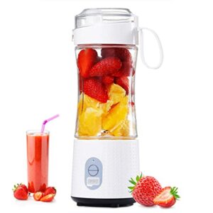 portable blender for shakes and smoothies: personal size single serve travel fruit juicer mixer cup with rechargeable usb small electric individual mini blender for juice milk