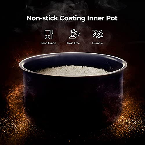 CUCKOO CR-0655F | 6-Cup (Uncooked) Micom Rice Cooker | 12 Menu Options: White Rice, Brown Rice & More, Nonstick Inner Pot, Designed in Korea | Red/White