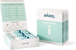 spärkel carbonator 90-pack (3 x carbonator 30-packs) – for spärkel beverage system sparkling water and soda maker