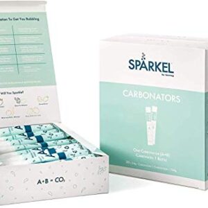 Spärkel Carbonator 90-Pack (3 x Carbonator 30-Packs) - For Spärkel Beverage System Sparkling Water and Soda Maker