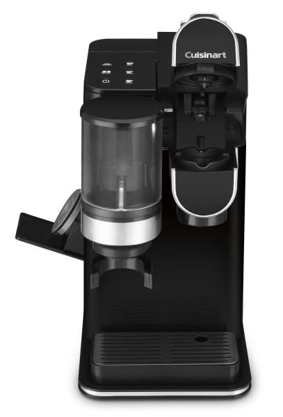 Cuisinart Single Serve Coffee Maker + Coffee Grinder, 48-Ounce Removable Reservoir, Black DGB-2