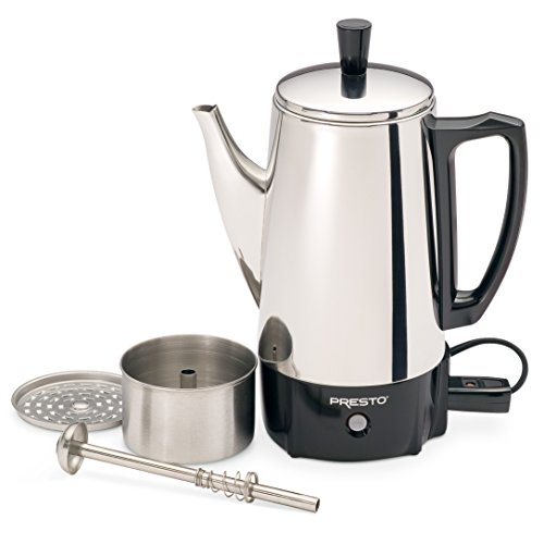 Presto 02822 6-Cup Stainless-Steel Coffee Percolator