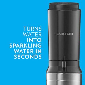 SodaStream Aqua Fizz Sparkling Water Machine (Black) with Co2 & Glass Carafes