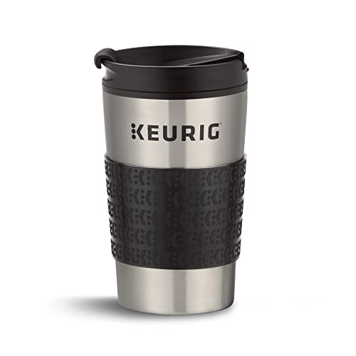 Keurig Travel Mug Fits K-Cup Pod Coffee Maker, 1 Count (Pack of 1), Stainless Steel