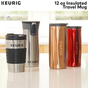 Keurig Travel Mug Fits K-Cup Pod Coffee Maker, 1 Count (Pack of 1), Stainless Steel