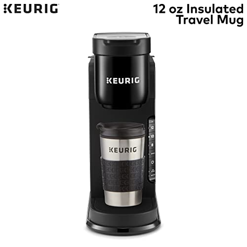 Keurig Travel Mug Fits K-Cup Pod Coffee Maker, 1 Count (Pack of 1), Stainless Steel