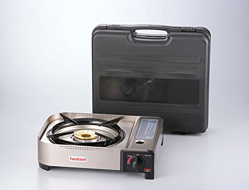 Iwatani 35FW Single-Burner Butane Portable Cooktop Indoor & Outdoor Cooking Stove Medium