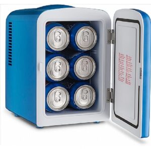 CURTIS Pepsi 6-can Mini Fridge, BLUE, 4 liters