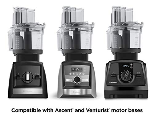 Vitamix 12-Cup Food Processor Attachment with SELF-DETECT™, Compatible with Ascent and Venturist Series