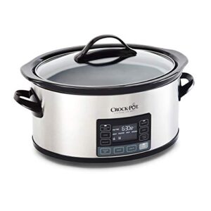 Crock-pot 2137020 MyTime Technology, 6-Quart Programmable Slow Cooker, Stainless Steel