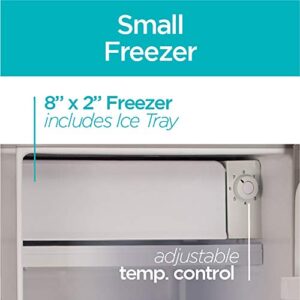 BLACK+DECKER BCRK32V Compact Refrigerator Energy Star Single Door Mini Fridge with Freezer, 3.2 Cubic Ft., VCM