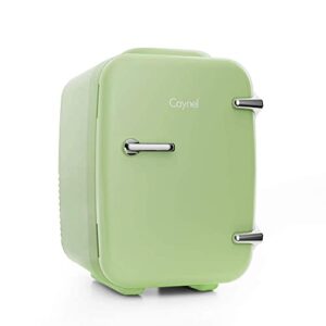 caynel mini fridge portable thermoelectric 4 liter cooler and warmer for skincare, eco friendly beauty fridge for foods,medications, cosmetics, breast milk, medications home and travel