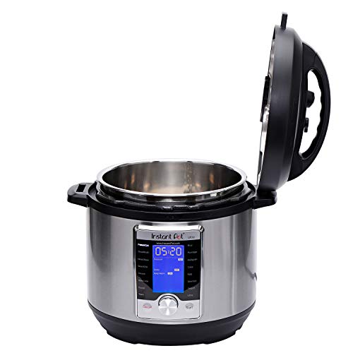 Instant Pot Ultra, 10-in-1 Pressure Cooker, Slow Cooker, Rice Cooker, Yogurt Maker, Cake Maker, Egg Cooker, Sauté, and more, Includes App With Over 800 Recipes, Stainless Steel, 6 Quart