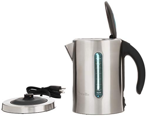 Breville BKE700BSS Soft Top Pure Countertop Electric Kettle, Brushed Stainless Steel