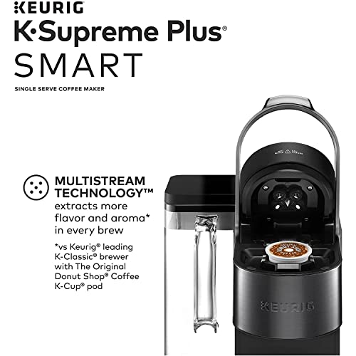 Keurig K-Supreme Plus SMART Coffee Maker, Single Serve K-Cup Pod Coffee Brewer, BREWID and MultiStream Technology, 78 Oz