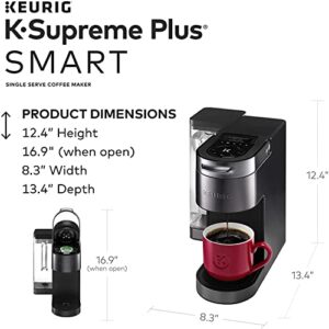 Keurig K-Supreme Plus SMART Coffee Maker, Single Serve K-Cup Pod Coffee Brewer, BREWID and MultiStream Technology, 78 Oz