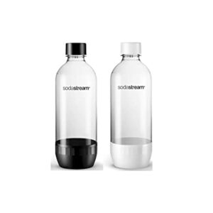 soda-stream (Soda stream 1-Liter Carbonating Bottles- Black&white (Twin Pack)…)