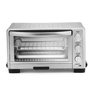 cuisinart tob-1010 toaster oven broiler, 11.875″ x 15.75″ x 9″, stainless steel