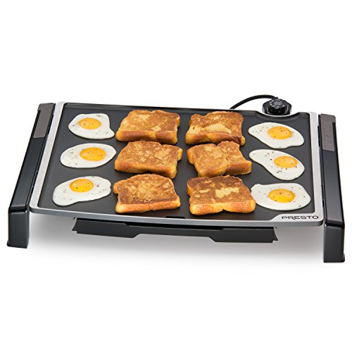 Presto 07073 Electric Tilt-N-fold Griddle, 19", Black