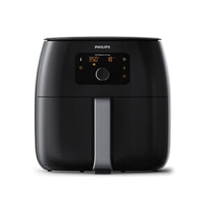 philips premium airfryer xxl with fat removal technology, 3lb/7qt, black, hd9650/96