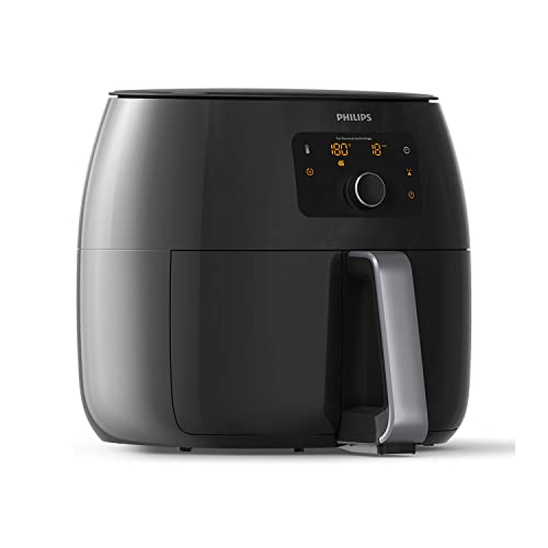 Philips Premium Airfryer XXL with Fat Removal Technology, 3lb/7qt, Black, HD9650/96