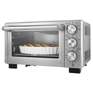 oster designed for life 6-slice toaster oven, silver