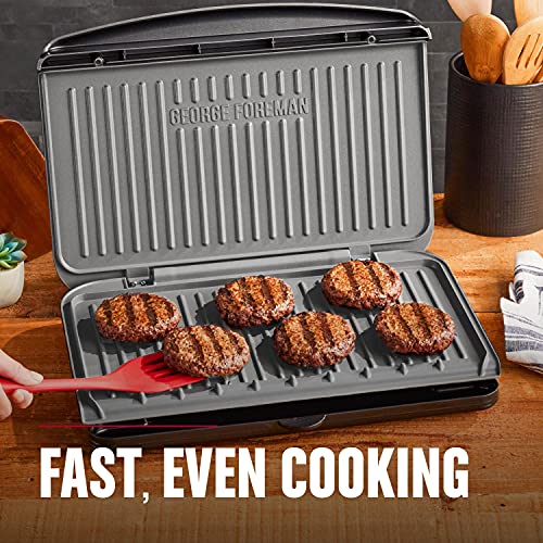 George Foreman GRS120GT, 9 Serving, Gunmetal Grey