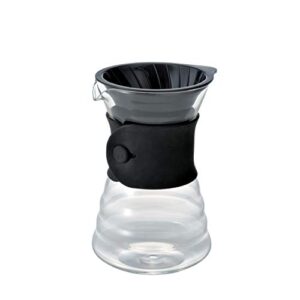 hario v60 drip coffee decanter, 700ml, black