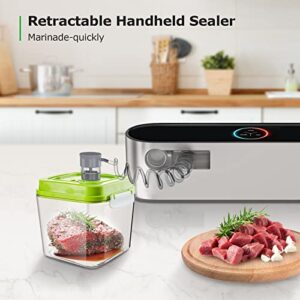 FRESKO Hands-Free Full Automatic Vacuum Sealer Machine with Food Preservation Bags, LED Touch Screen (ETL Certified)