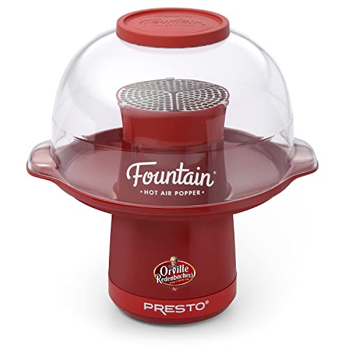 Presto 04868 HOT AIR Popper, MEDIUM, red