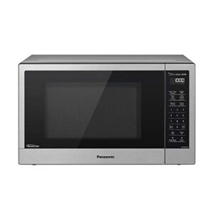 panasonic nn-sn67k microwave oven, 1.2 cu.ft, stainless steel/silver