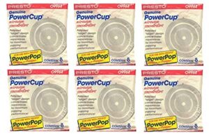 presto 09964 microwave power pop powercup popcorn concentrator cup – 48 pack
