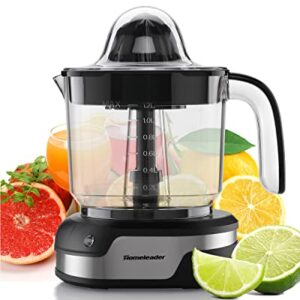 Homeleader Electric Citrus Juicer, Lemon Squeezer with Powerful Motor and LED Working Lamp, Orange Juicer for Grapefruits, Orange and Lemon