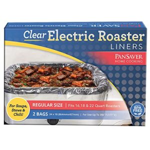 pansaver electric roaster liners, 1-pack (2 units)