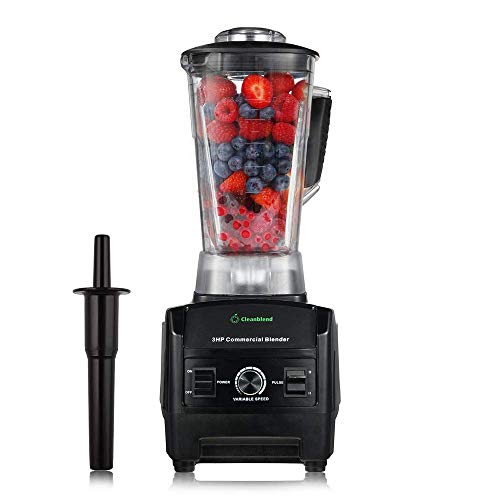 Cleanblend Commercial Blender - 64oz Countertop Blender 1800 Watts - High Performance, High Powered Professional Blender and Food Processor For Smoothies