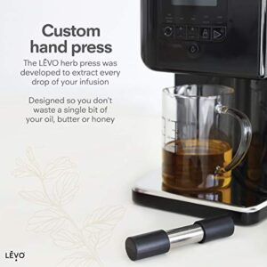 LĒVO Herb Press - Stainless Steel and Silicone Herb Press - Accessory for LĒVO I & LĒVO II - Extract Every Drop of Your LĒVO Herbal Infusions